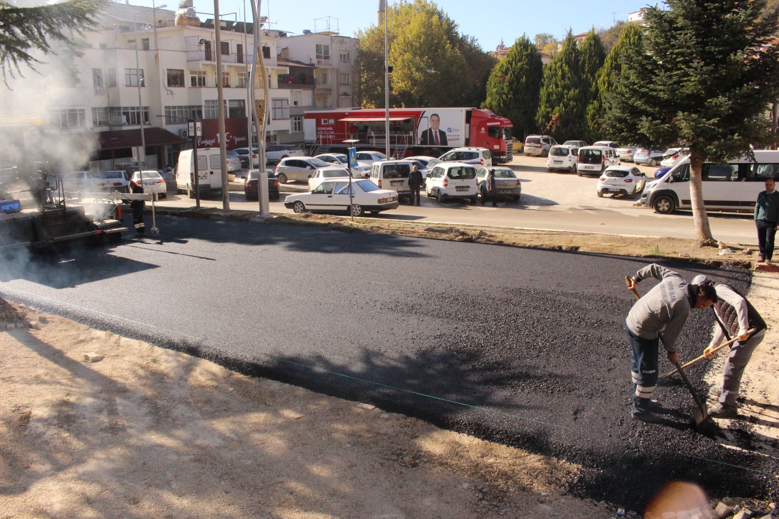 Elmalı Atatürk Caddesi'nde Altyapı ve Asfalt Çalışmaları Sona Erdi (4)