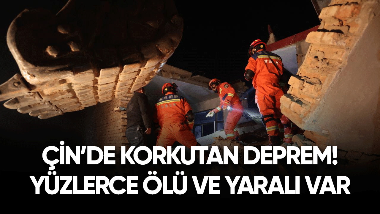 Çin’de 6.2 büyüklüğünde deprem.. Sıcaklık eksi 14 derece...