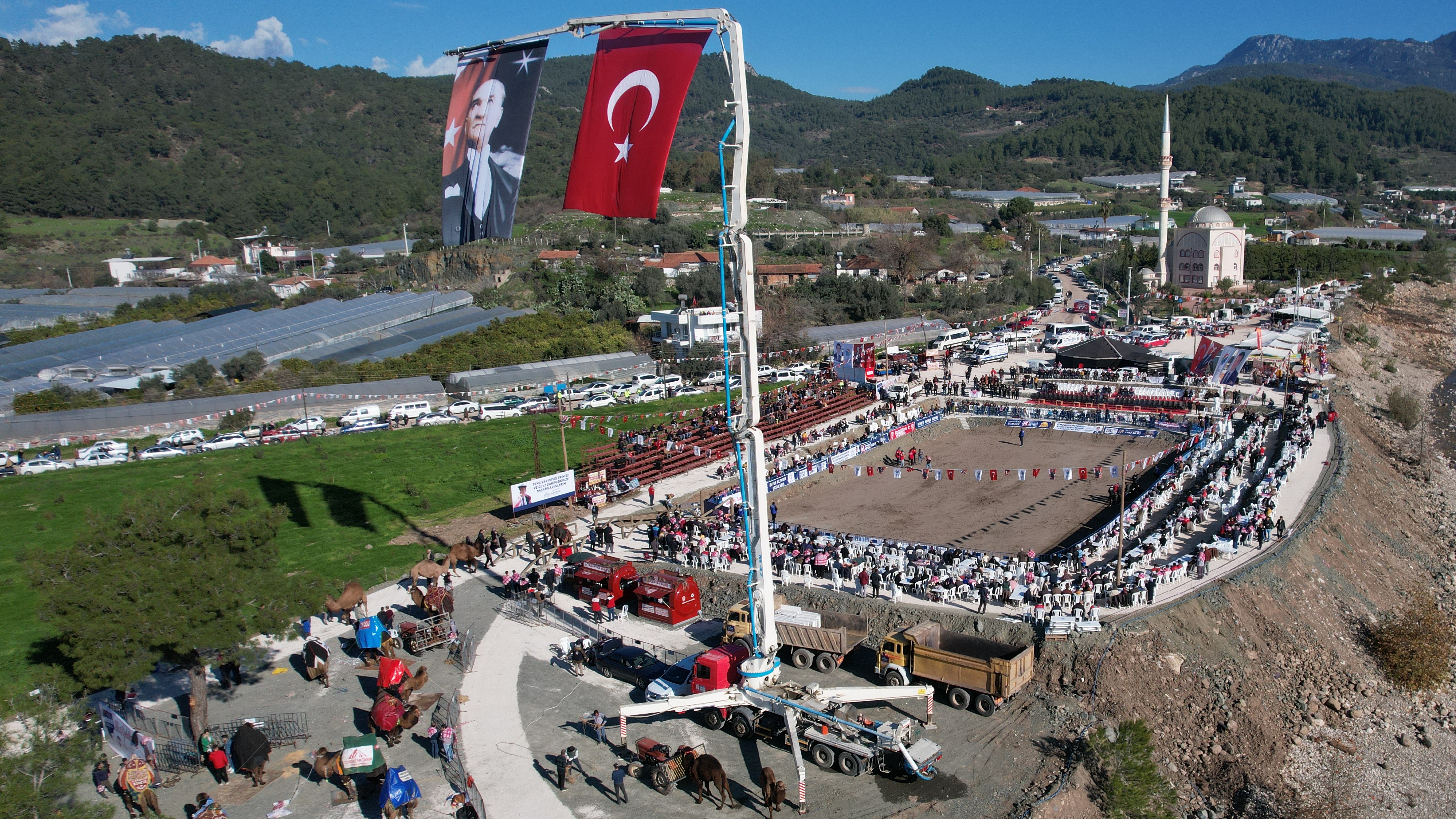 Folklorik Deve Güreşi, Toptaş Arena Folklorik Deve Gösteri Sahası’nda Gerçekleşti (2)