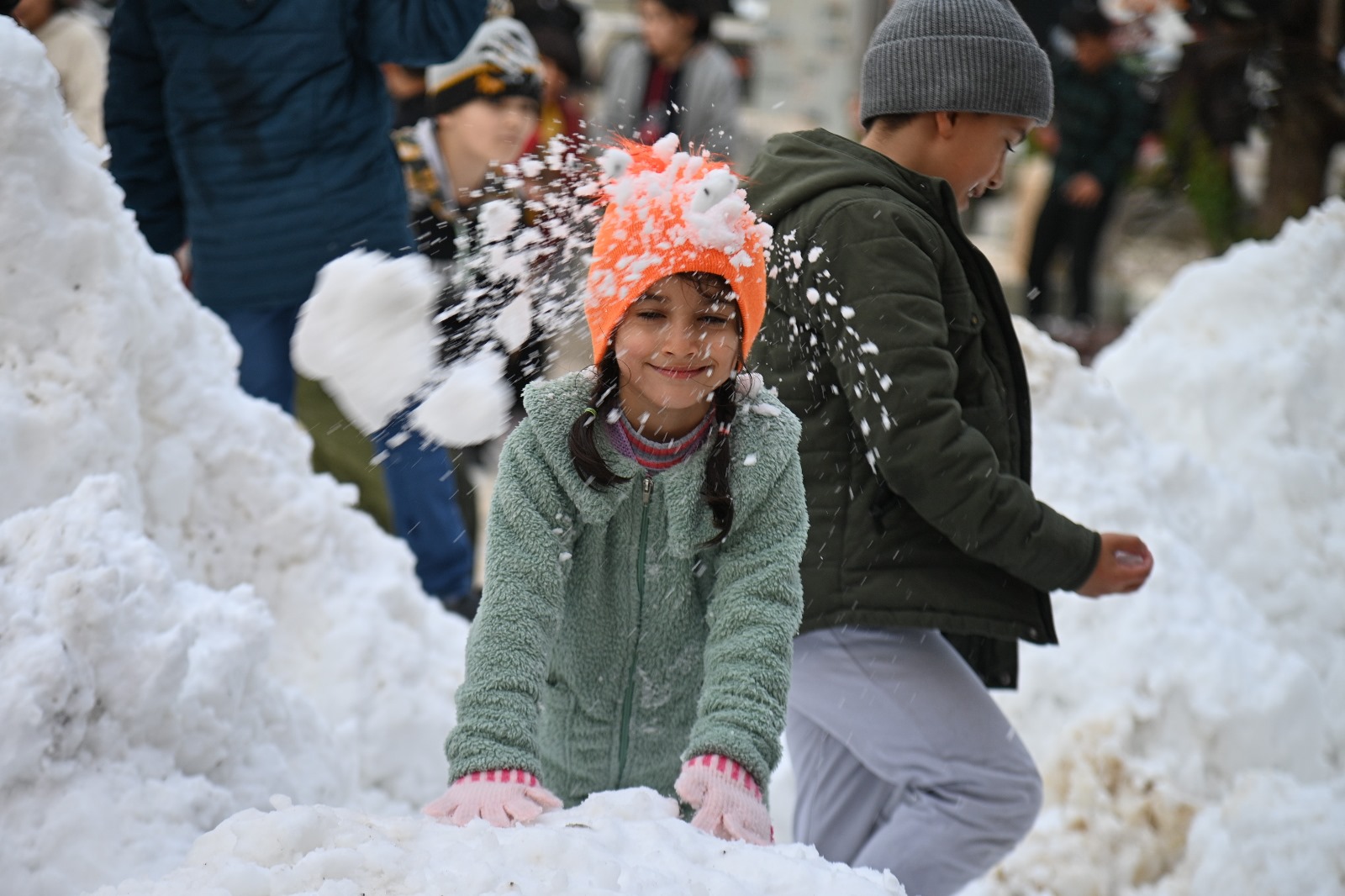 Kumluca'da Kar Şenliği (10)