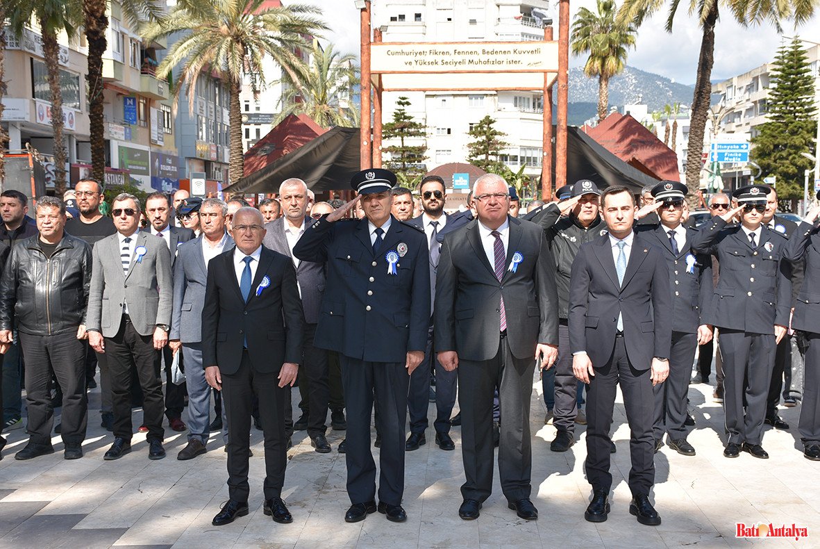 Kumluca’da Polis Teşkilatının 181. Yılı Törenle Kutlandı