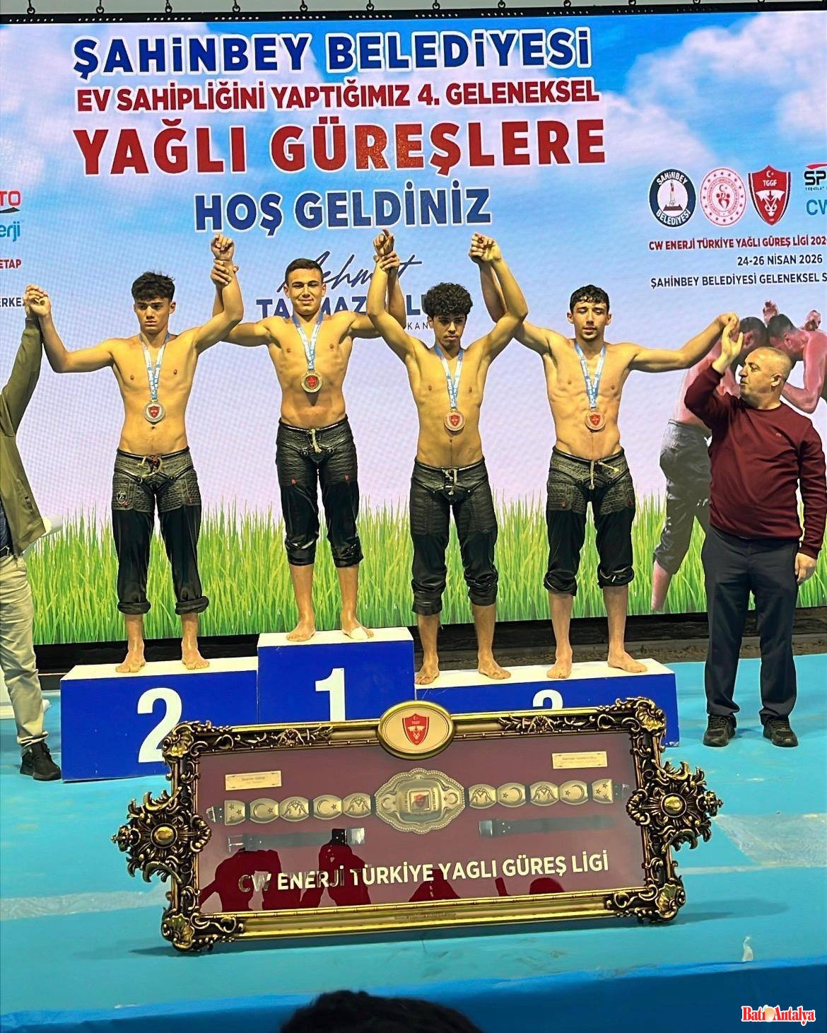 Kumluca’nın Pehlivanlarından Türkiye Derecesi