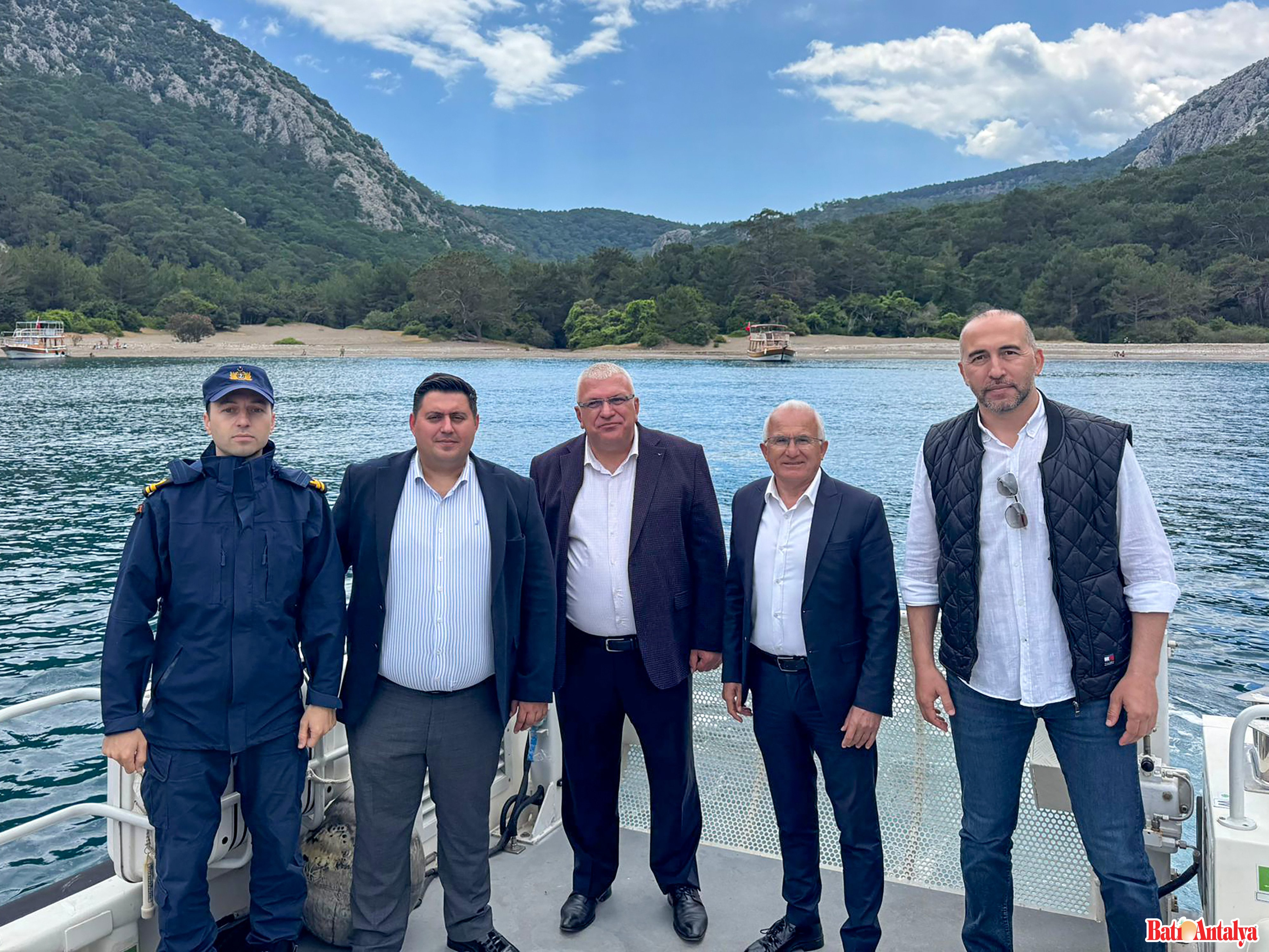 Kumluca’da Turizm Sezonu Öncesi  Kıyı ve Koylarda İnceleme