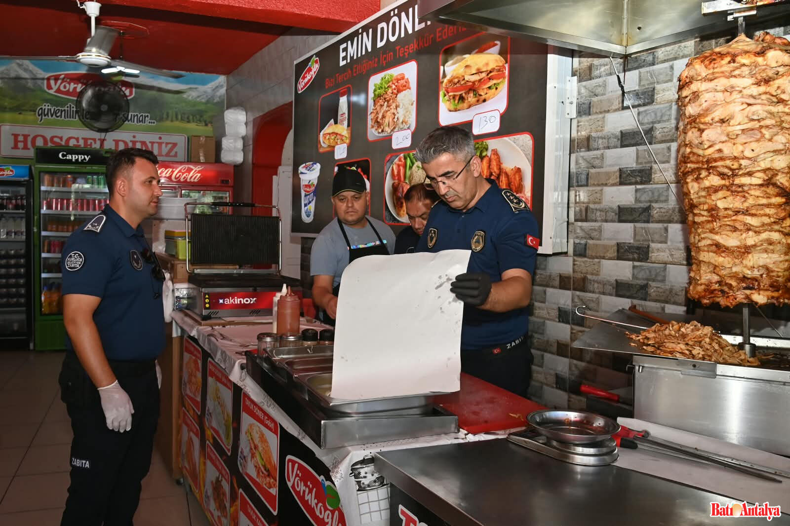KUMLUCA BELEDİYESİNDEN  DÖNER İŞLETMELERİNE DENETİM