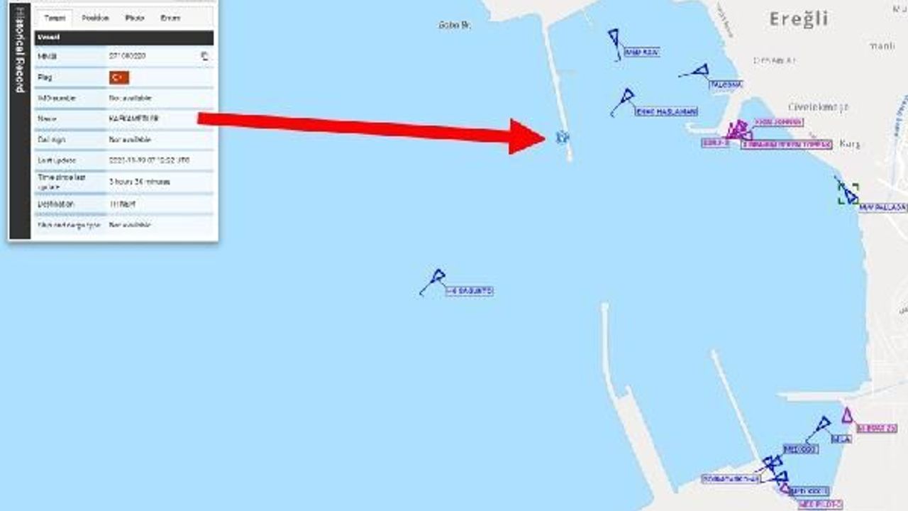 Zonguldak'ta batan gemideki haber alınamayan mürettebatın listesi ortaya çıktı
