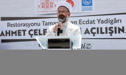 Diyanet İşleri Başkanı Erbaş, restorasyonu tamamlanan Ahmet Çelebi Camii'nin açılışında konuştu: