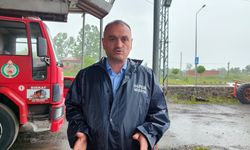 Samsun'un Salıpazarı ilçesinde şiddetli yağış etkili oldu
