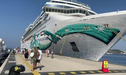 Kruvaziyer "Norwegian Jade" ile Bodrum'a 2 bin 658 turist geldi