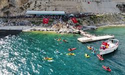 Bitlis'te "1. Adilcevaz Su Sporları Şenliği" düzenlendi