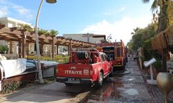 Bodrum'da otel odasında çıkan yangın söndürüldü