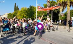 Muğla'da "Süslü Kadınlar Bisiklet Turu" düzenlendi