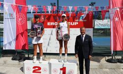 Uluslararası 14 Yaş ve Altı Ergan Cup Tenis Turnuvası, Erzincan'da tamamlandı