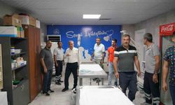 Kılınç, veteriner müdürlüğündeki çalışmaları inceledi
