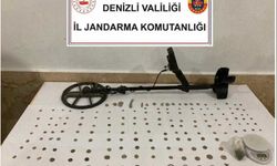 Denizli’de 312 adet tarihi eser ele geçirildi
