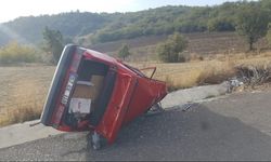 Kastamonu’da takla atan otomobilde iki kişi yaralandı