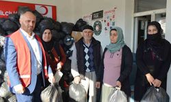 Kızılay’dan 200 kişiye giyim yardımı