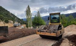 Kumluca Büyükalan yolu asfaltlandı