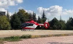 Doğum sırasında rahatsızlanan 28 günlük bebek hava ambulansıyla Elazığ’a getirildi