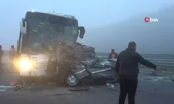 Sakarya'da feci kaza!.. Zincirleme kaza'da çok sayıda ölü ve yaralı!... olay yerinden görüntüler...