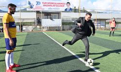 70. Yılına Özel Halı Saha Futbol Turnuvası Başladı