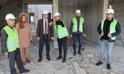 Kaymakam Çelik, Halk Eğitimi Merkezi Yeni Binasının İnşaatını İnceledi!..