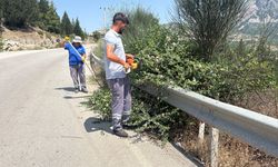 Büyükşehir Belediyesi’nden  Yol Güvenliği İçin “Yeşil Temizlik”