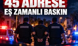KUMLUCA’DA UYUŞTURUCU OPERASYONU: 45 ADRESE EŞ ZAMANLI BASKIN