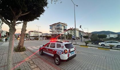 Alanya'da Jandarmadan 36 araç sürücüsüne 93 bin lira ceza