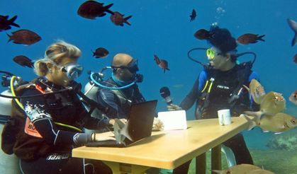 Fethiye'de su altında 'turizm' değerlendirmesi