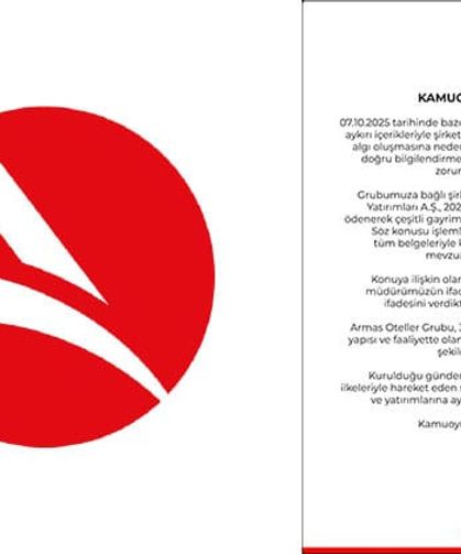 Armas Global: “Tüm İşlemlerimiz Yasal ve Belgeli”