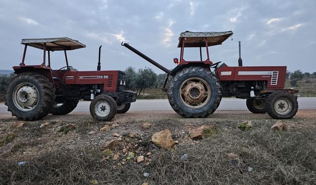 Antalya'da traktör hırsızları yakalandı