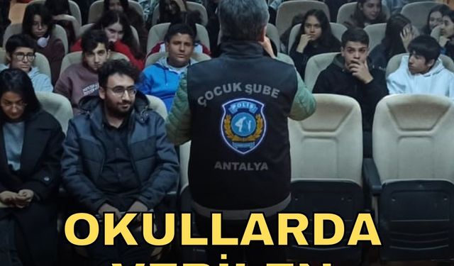 Okullarda Verilen Eğitimler Devam Ediyor