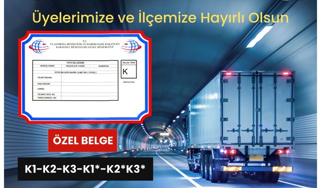 KUTSO, K Yetki Belgesi Vermeye Başladı