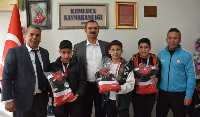 Başarılı Sporculardan Kaymakam Erdemir’e Ziyaret 