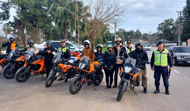 Antalya'da Motosiklet Denetimleri