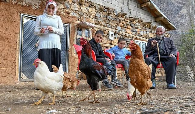 Van'da 93 yaşındaki Abdullah amca ikizleri ile gündemde