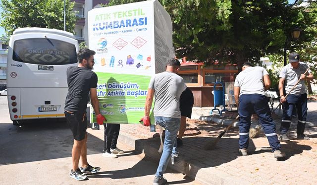 KUMLUCA BELEDİYESİ’NDEN  GERİ DÖNÜŞÜMDE ÖRNEK PROJE