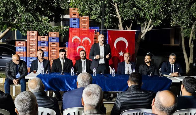 MHP Kumluca Teşkilatı Mavikent ve Beykonak’ta Vatandaşlarla Buluştu