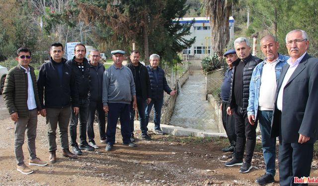 Kumluca'da Üreticilerden 'Barajdan Su Bırakılmasın' Talebi