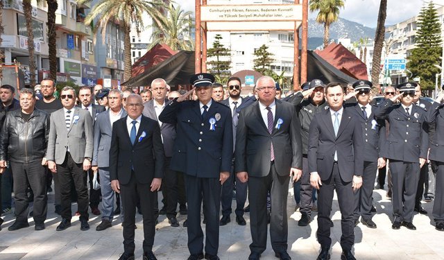 Kumluca’da Polis Teşkilatının 181. Yılı Törenle Kutlandı