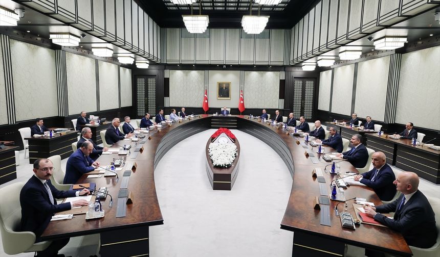 Cumhurbaşkanlığı Kabinesi, Cumhurbaşkanı Erdoğan başkanlığında Beştepe’de toplandı