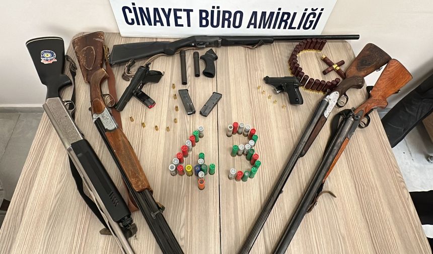 Kütahya'da silah kaçakçılarına operasyon; 6 gözaltı