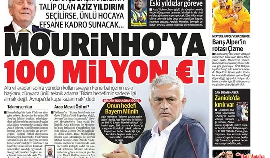 Mourinho'ya 100 milyon euro
