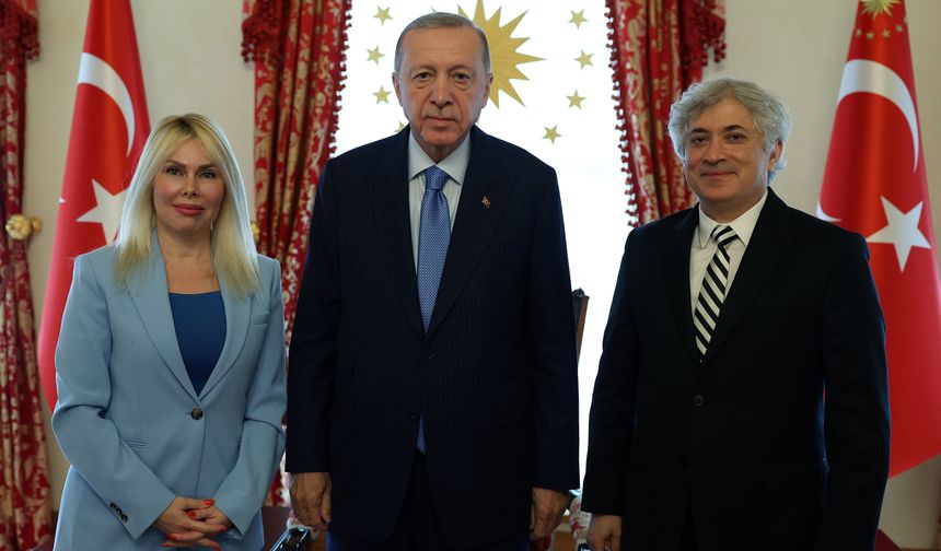 Özkan çifti Cumhurbaşkanı Erdoğan'la görüştü