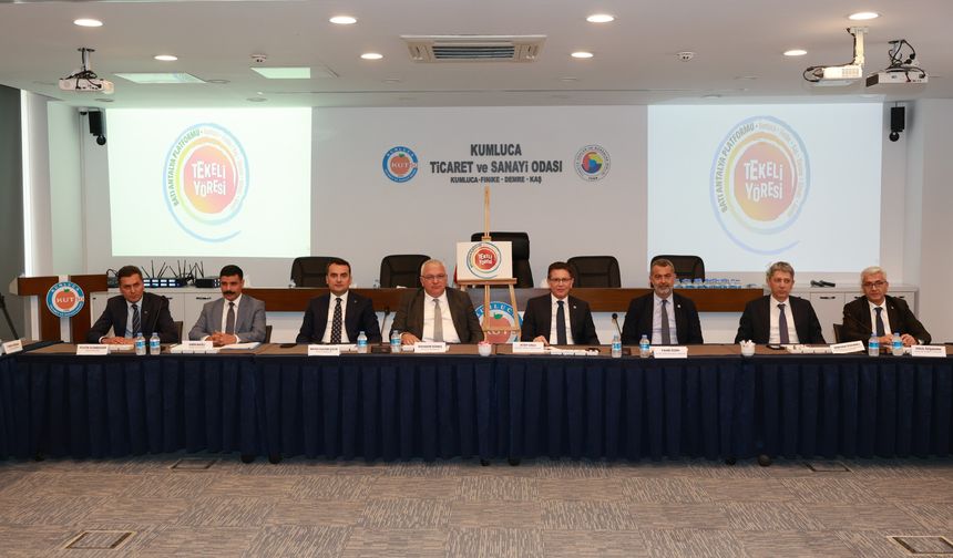 BATI ANTALYA SİNERJİ TOPLANTISI KUMLUCA’DA GERÇEKLEŞTİRİLDİ