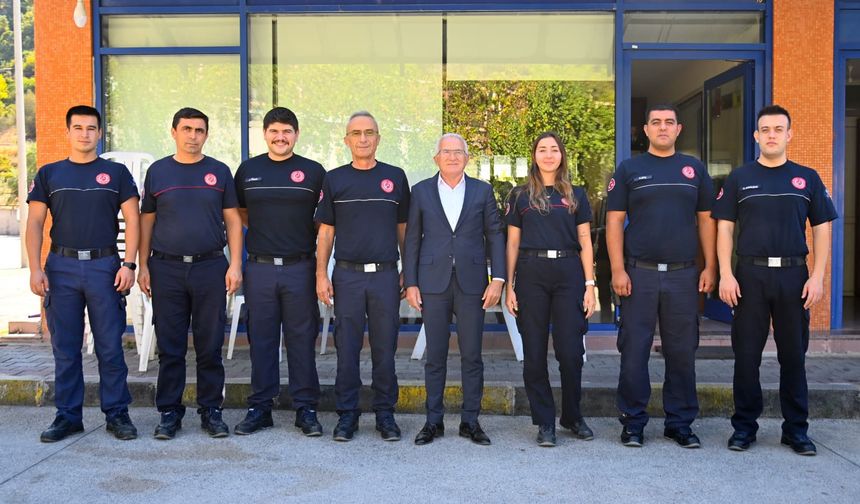 Başkan Avcıoğlu’ndan İtfaiyeye Anlamlı Ziyaret