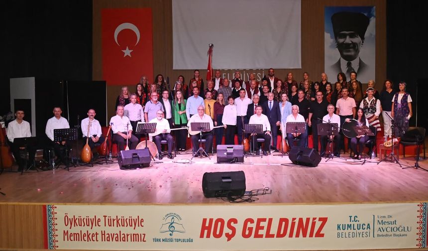 Kumluca’da Türkülerle Dolu Unutulmaz Bir Gece