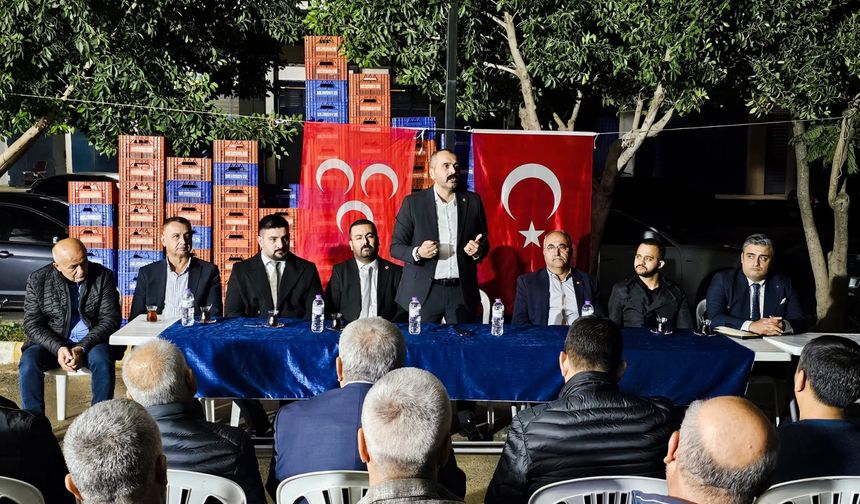 MHP Kumluca Teşkilatı Mavikent ve Beykonak’ta Vatandaşlarla Buluştu