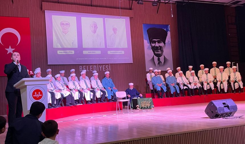 27 Genç Hafız İcazet Aldı