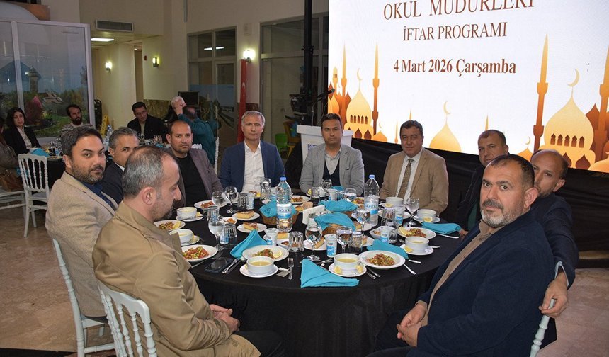 Okul Müdürleri İftar Programında Buluştu